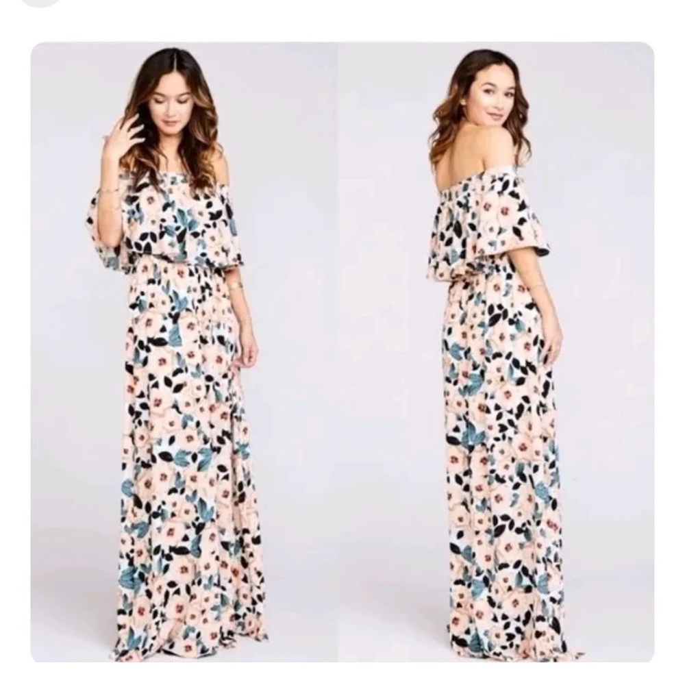 Show Me Your MuMu Hacienda Dress in Steel Magnolia print